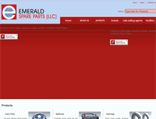 Tablet Screenshot of emeraldspareparts.com
